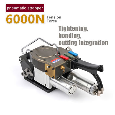 comprar Fuerza de tensión de la correa 6000N Herramientas de correa de PET neumáticas de 32 mm Máquina de envoltura de plástico portátil con hebilla libre neumática online manufacture