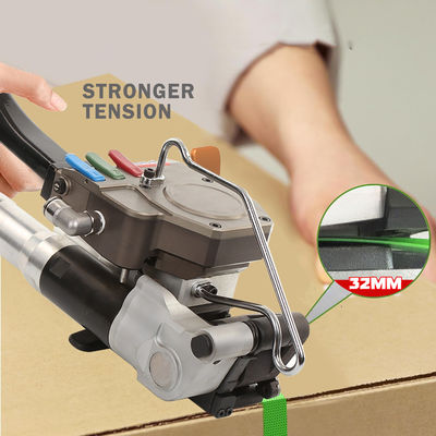 comprar 32 mm cinturón de PET herramienta de cinta de plástico neumático de fusión en caliente soldadura máquina de cinta de mano online manufacture