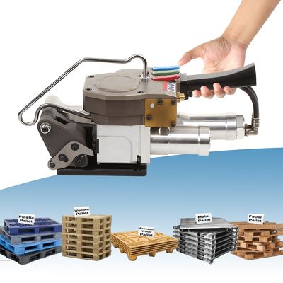 Cintas 25 - 32 mm herramienta de sujeción de plástico neumático de correa de tensión de correa conjunta de palets de embalaje