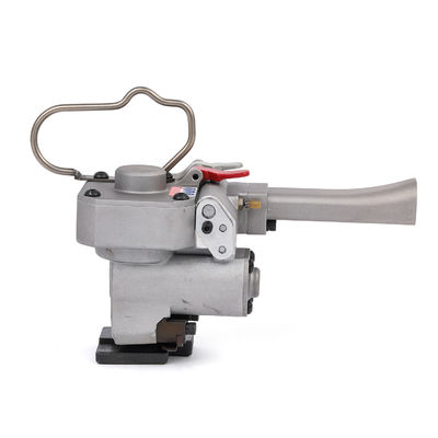 Herramienta de flejado neumática con rango de fleje de 13-25 mm, tiempo de soldadura ajustable y función de soldadura por fricción para embalaje con fleje PET