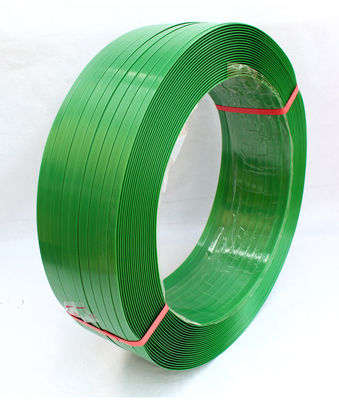 Banda de cinta de PET para el transporte seguro Fuerte resistencia a la tracción y baja elongación