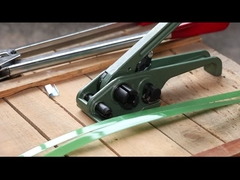 Fabricado en Aluminio Economía popular conjunto de herramientas de sujeción manual para banda de PP PET 9-19mm